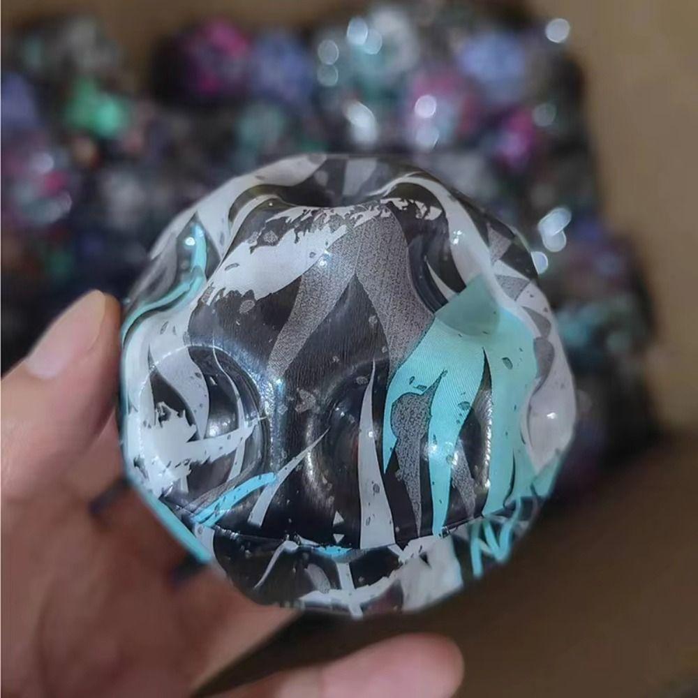 Jump Ball Wrist Return Rubber Ball Multi-hole Wrist Elastic Ball High Bouncing Ball  Entertainment