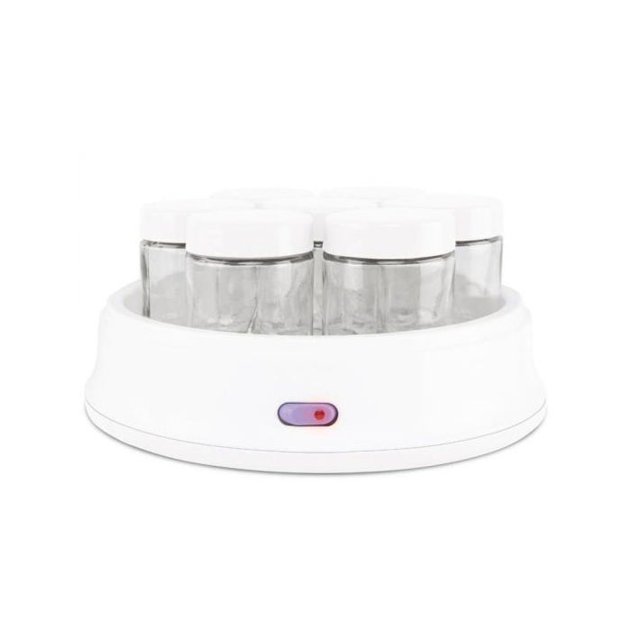 Yaourtière - ORBEGOZO - YU 2350 - 7 Pots De 200 Ml - Interrupteur Marche/arrêt - 15 W