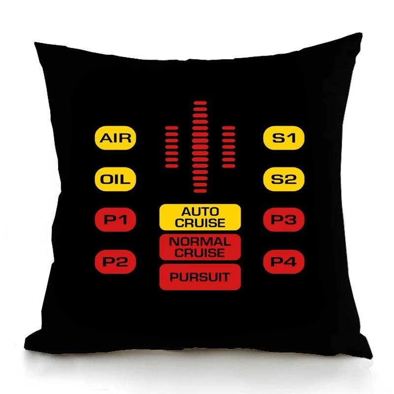 

Home Decor Pop Band Cushion Cover Black Guitar Music Pillowcase Retro Speaker Piano Rock White 30x30cm чёрный