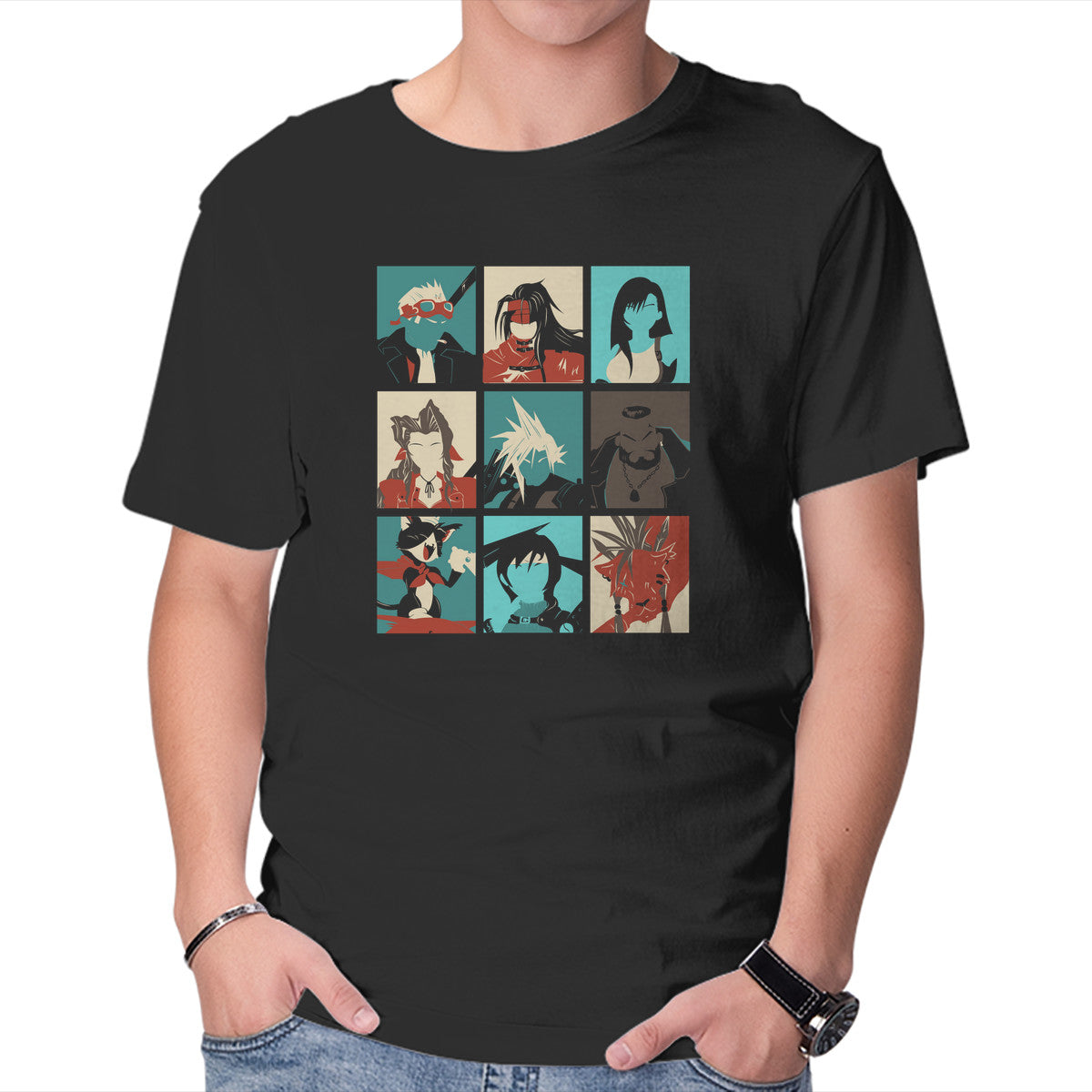 Unisex Crew Neck T-Shirt Final Pop Graphic Short Sleeve Casual Tee M
