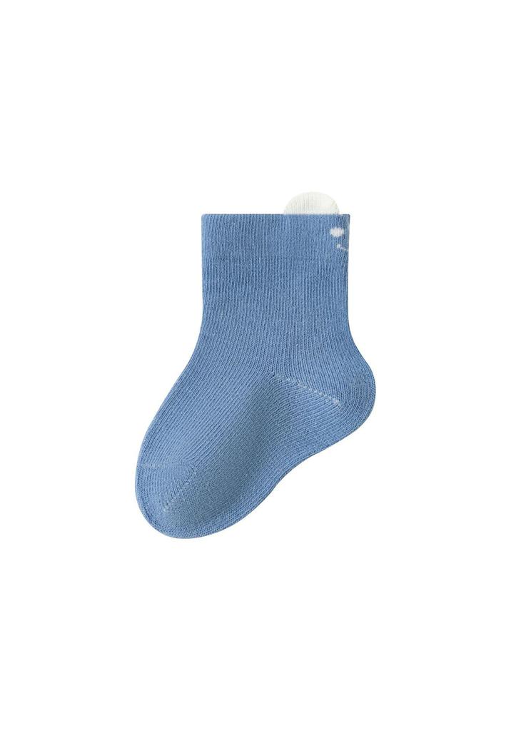 Breathable Mid-Calf Baby Socks: Cute, Loose Cuff, Pure Cotton for Boys and Girls