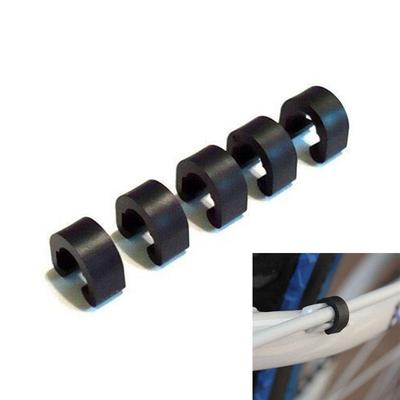 10 X Mtb Bmx Road Mountain Bike Bicycles Brake Cable Guides Housing Hose C-Clips