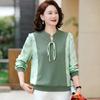 Stylish Long Sleeve T-Shirt for Middle-Aged Women