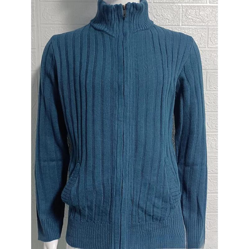 Men's Solid Mock Neck Sweater, Slim Fit Long Sleeve Zip Knit Cardigan, New Autumn Winter European Style Men Casual Knit Outerwear