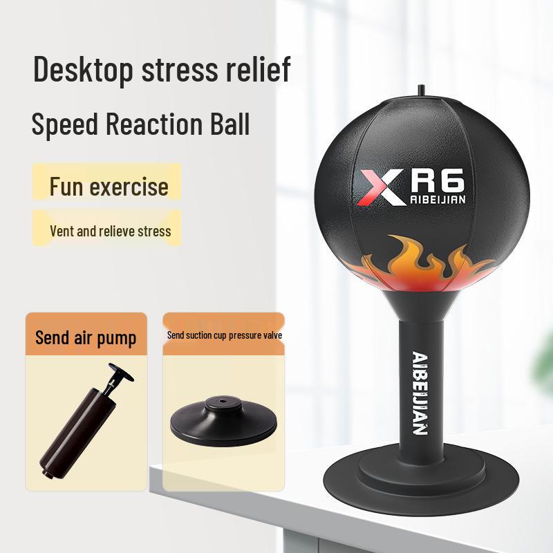 Aibeijian Children's & Adult Desktop Boxing Speed Ball - Decompression and Venting Tool