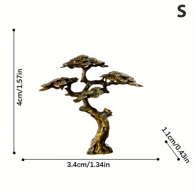 

Charming Miniature pine statues for bonsai and garden decorations, ideal for housewarming or birthday gifts 1pc