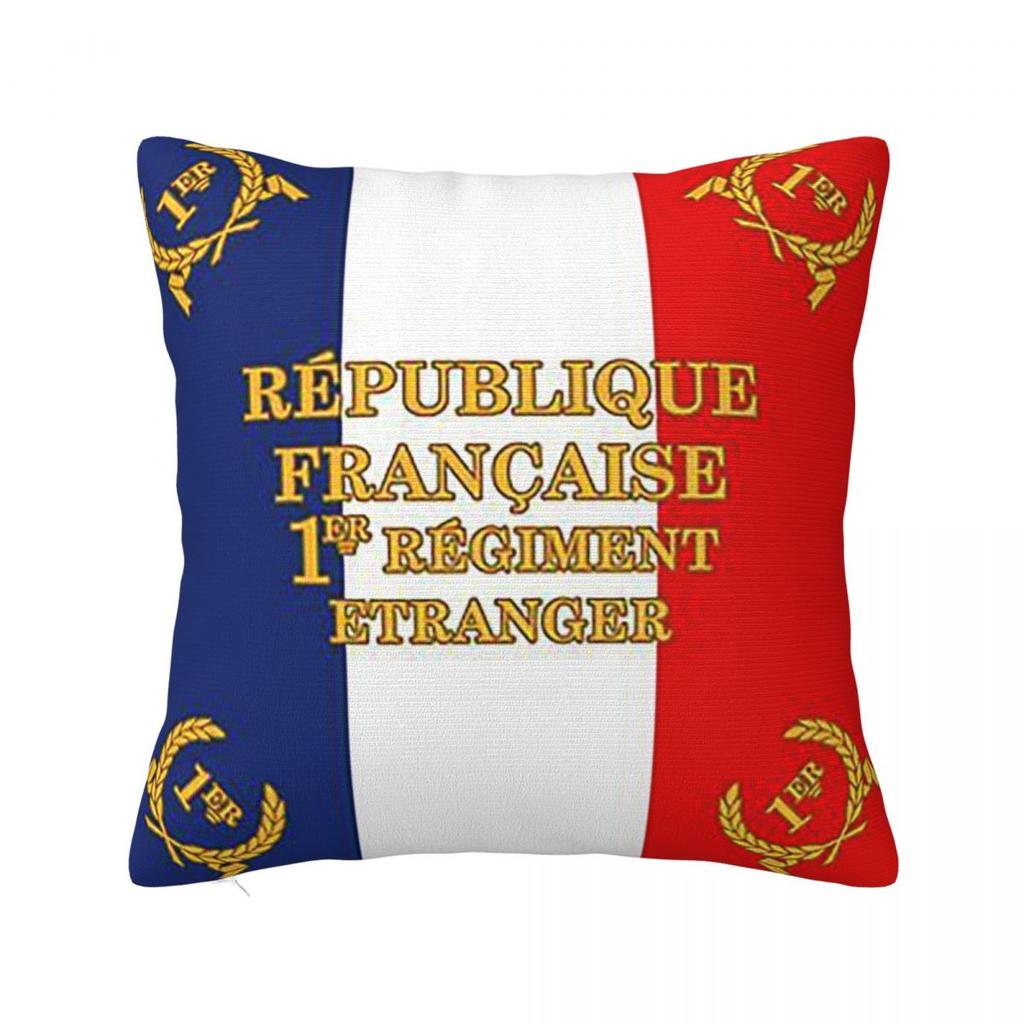 Napoleonic French 85th Regimental Flag  Square Pillowcase Cushion Cover Pillow Case Throw Pillow Cover for Home Bedroom Car