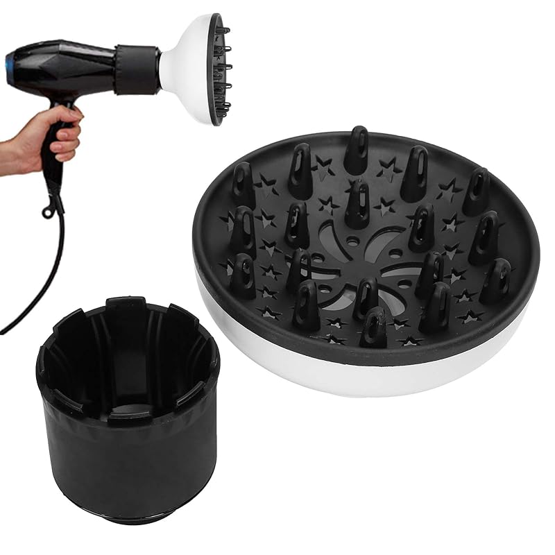 Universal Hair Diffuser, Professional Diffuser Hair Dryer Attachment for 2.75 inch Blow Dryer and Volumizing, Diffuser Attachment for Hair Dryer,