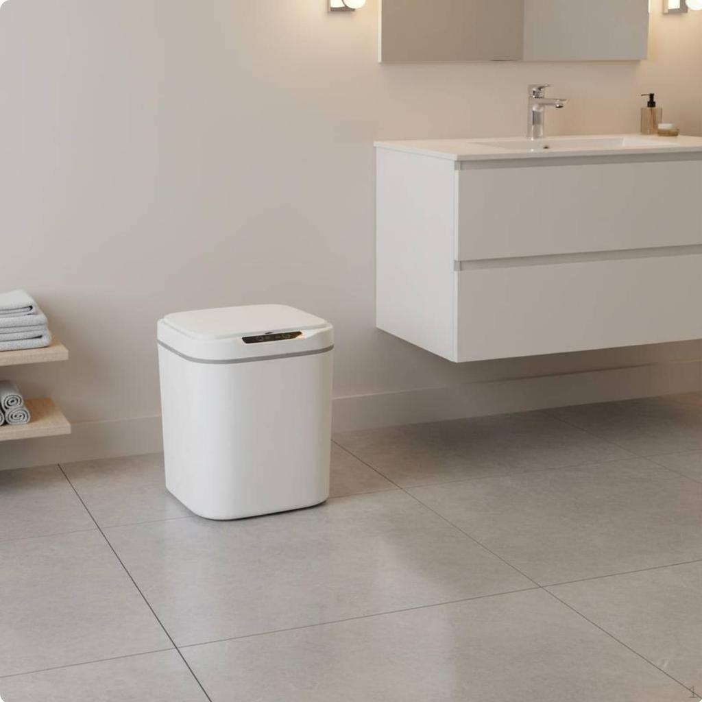 Automatic Garbage Can Large Capacity Smart Trash Touchless Motion Bin for Kitchen, Washroom,