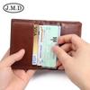 Jiameida Vintage Leather RFID Anti-Theft Unisex Coin & Card Wallet