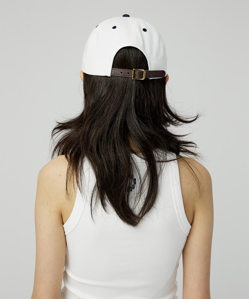MAGOODGAN Headwear 9318 Surfer White Color Block Cotton Ball Cap