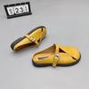 Premium bag head hollow slippers spring new outer wear lazy flat heel comfortable one-word cool slippers