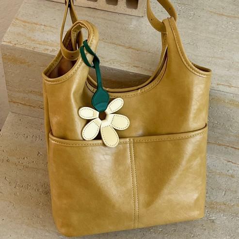 Autumn And Winter Korean Version Fashionable And Simple Shoulder Bag, Messenger Bag, Commuter Tote Bag, Large-Capacity Bag For Women
