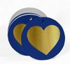 Inkdotpot Pack Of 100 Made With Love Wedding Favor Paper Tags Craft Real Gold Foil Hang