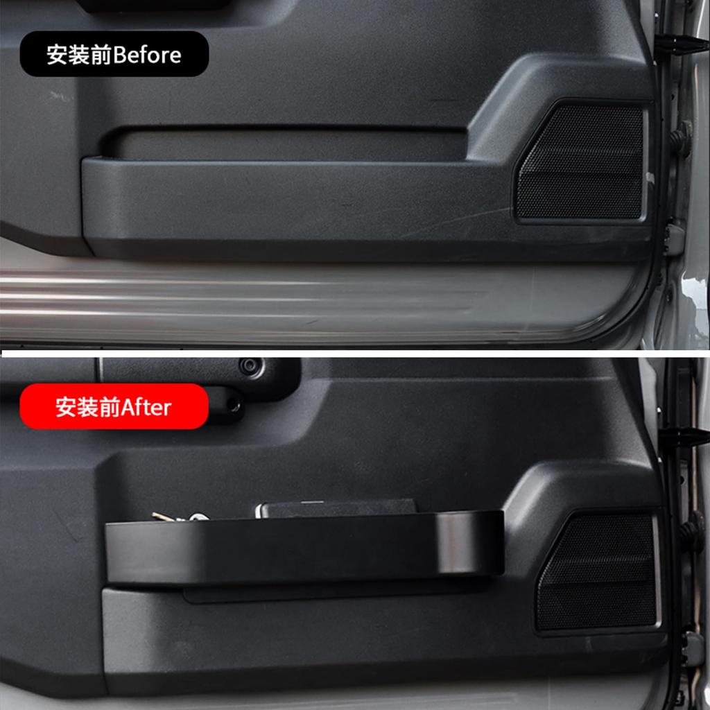 New Suzuki Jimny Door Storage Boxes for Jimny Sierra and Nomad Side Gap Storage Boxes with Interior and Custom Set of 2 and JB64, JB74, JC74, Non-Slip