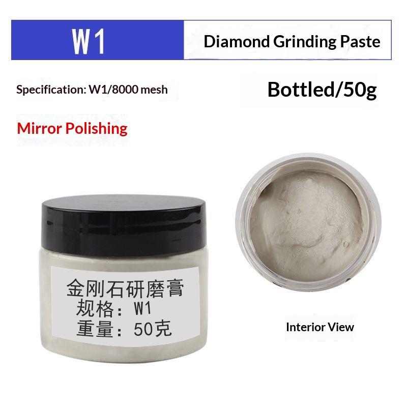 50G Diamond Paste Compound Mirror Polishing Lapping Syringes Glass Jade Jewelry Metal Buffing Abrasive Tools