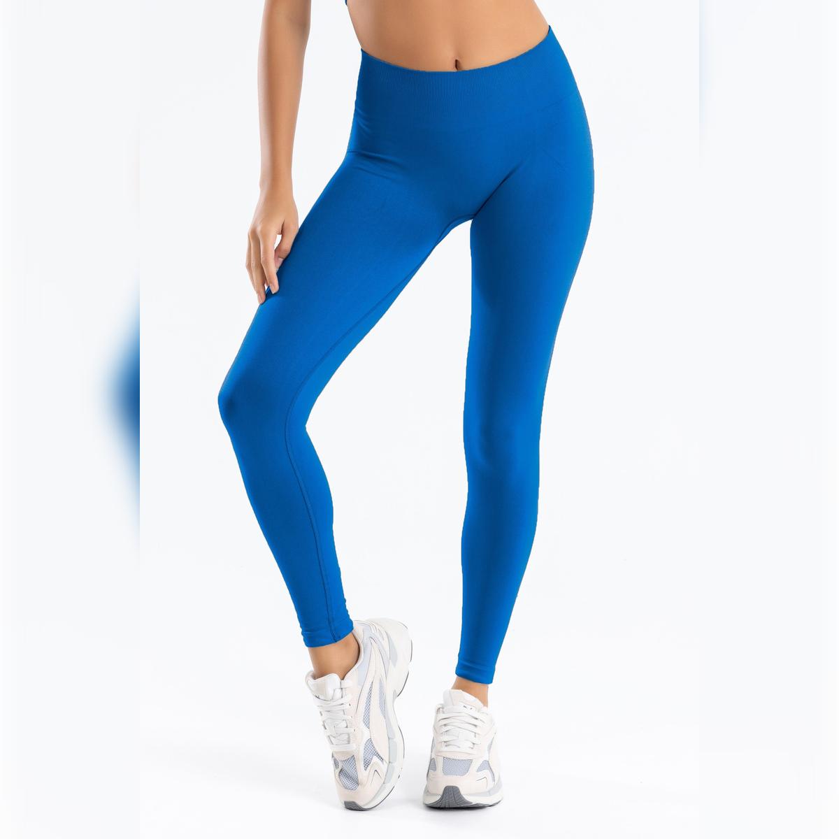 

Push Up Recovery Seamless Sports Leggings XS/S синій