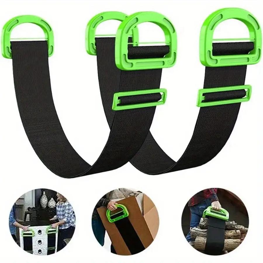 

Adjustable Furniture Moving Straps with Ergonomic Handles for Heavy Lifting 2pcs