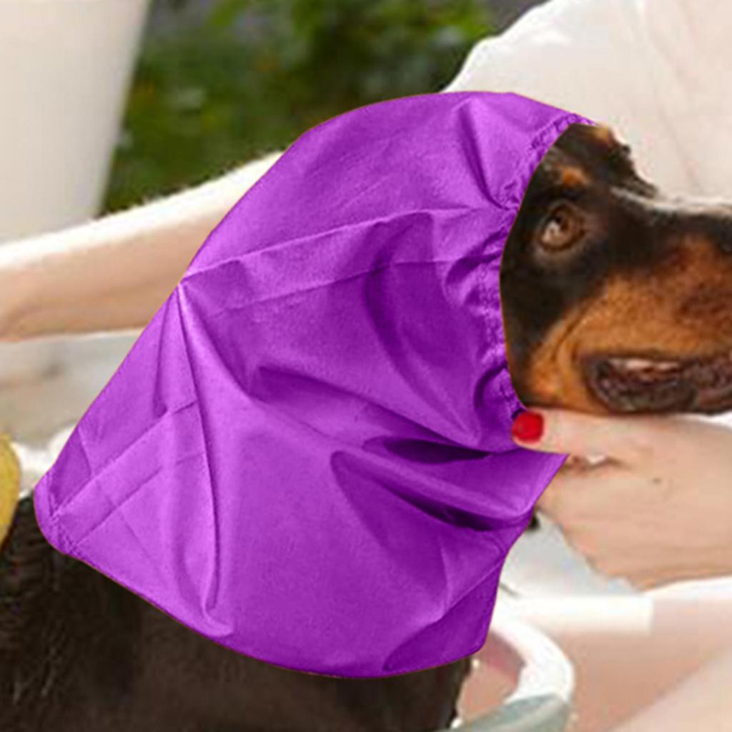 Swimming Waterproof Dog Ear Caps Dog Ear Covers For Bath Adjustable Pet Grooming Head Protection Cover For Cat Puppy Kitten All