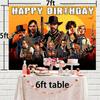 44. Red Dead Redemption Party Decorations Backdrop Banner Poster Birthday Gift