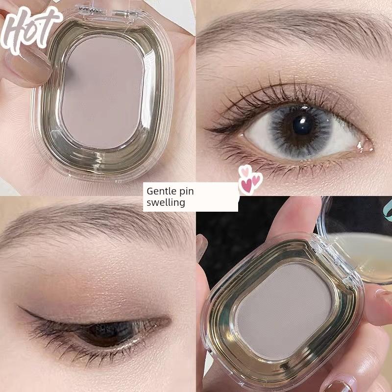 Gentle Pink Brown Rose Monochrome Eye Shadow Plate Matte Low Saturation Base Nude Gray Pink Pure Desire Style Niche Style Brand