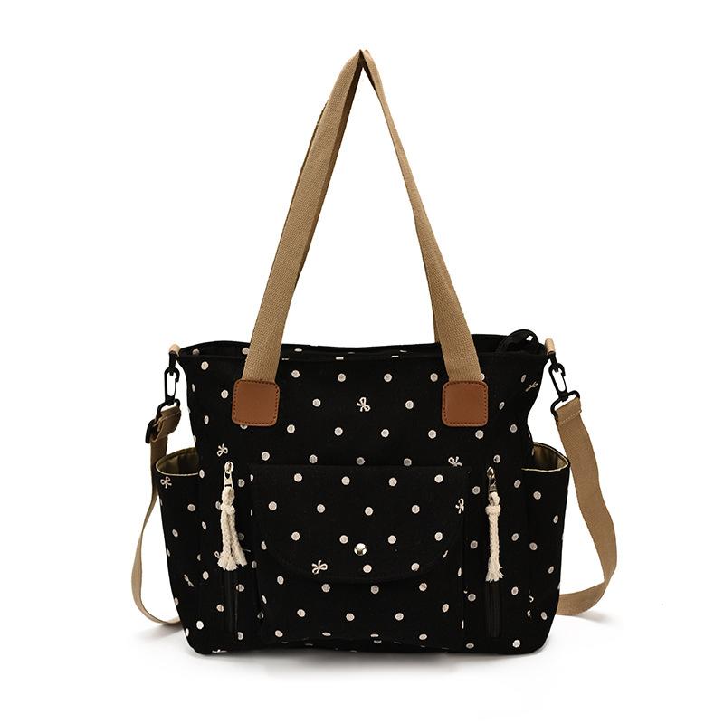 Plátěná taška Tote Bag Dámská Velkokapacitní Taška přes rameno Crossbody Neformální Denní Pracovní Kabelka
