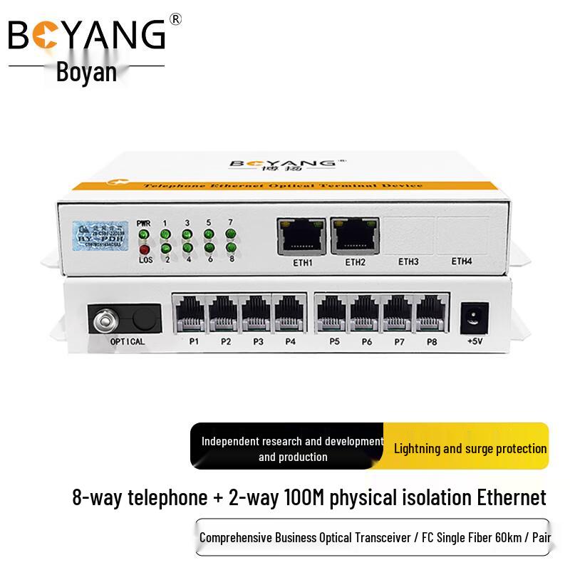 Boyang Integrated Services Fiber Optic Transceiver