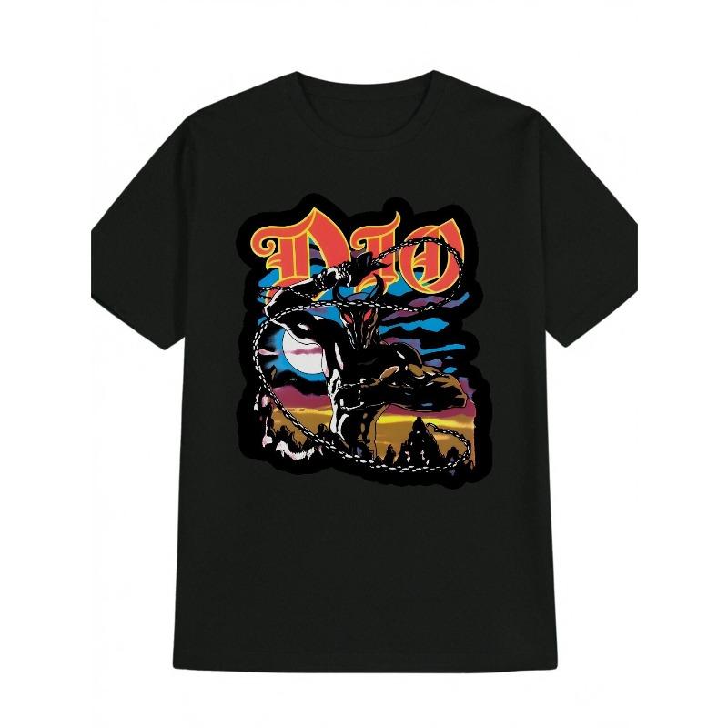 

European sizes Funny Men Short Sleeve Graphic Fashion Vintage Print Summer T-shirt Collection Y2K Anime Horror Dark Humor Theme Men Gift S чорний