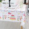 ZISIZ Kids Birthday Party Tablecloth