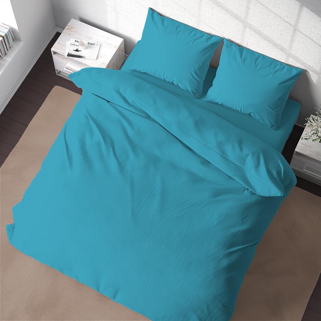 Luksusowa kolekcja Signature Collection 600TC 3PC Solid Pattern Duvet Cover Set (1 poszwa na kołdrę i 2 poszewki na poduszki) Wiele rozmiarów i kolorów