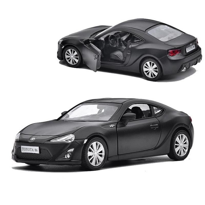 1/36 Toyota GT 86 Legering Sportsbil Modell Støpt Metall Bane Racingbil Kjøretøyer Modell Simulering Miniatyr Skala Leker for Barn Gave
