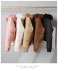 Women's Short Winter Cotton Parka with Fur Collar - Thickened Korean Style Velvet Jacket