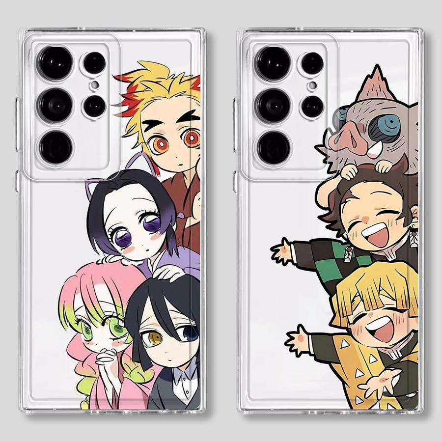 Phone Cover Case for Samsung Galaxy S26 Note 20 Ultra 10 S23 Ultra S25 Edge S21 S20 Plus S24 S22 FE D-Demon S-Slayer