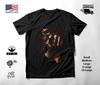 Pointing Skull with Military Dog Tags T-Shirt Black Unisex S-2XL