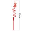 Spiral Christmas Plastic Straw Food Grade Christmas Party Decor Christmas Cartoon Straw  Children