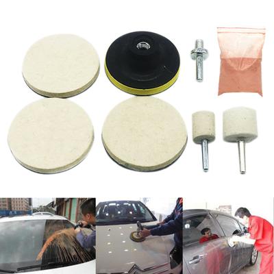 Polvo de óxido de cerio para pulir vidrios, parabrisas, ventanas, arañazos, reparación, cera, almohadilla pulidora.