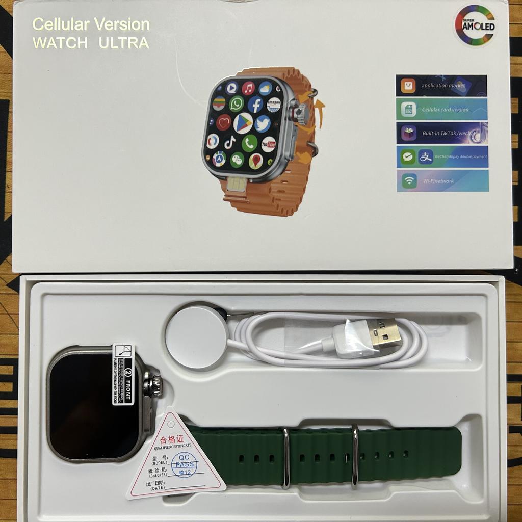 CD12 S10 Ultra 3 Smartwatch 4G 5G 2,26 cala Amoled Android 12.0 Smart Watch Z Obrotowym Aparatem Kompasem GPS WIFI Bateria 2080mAH