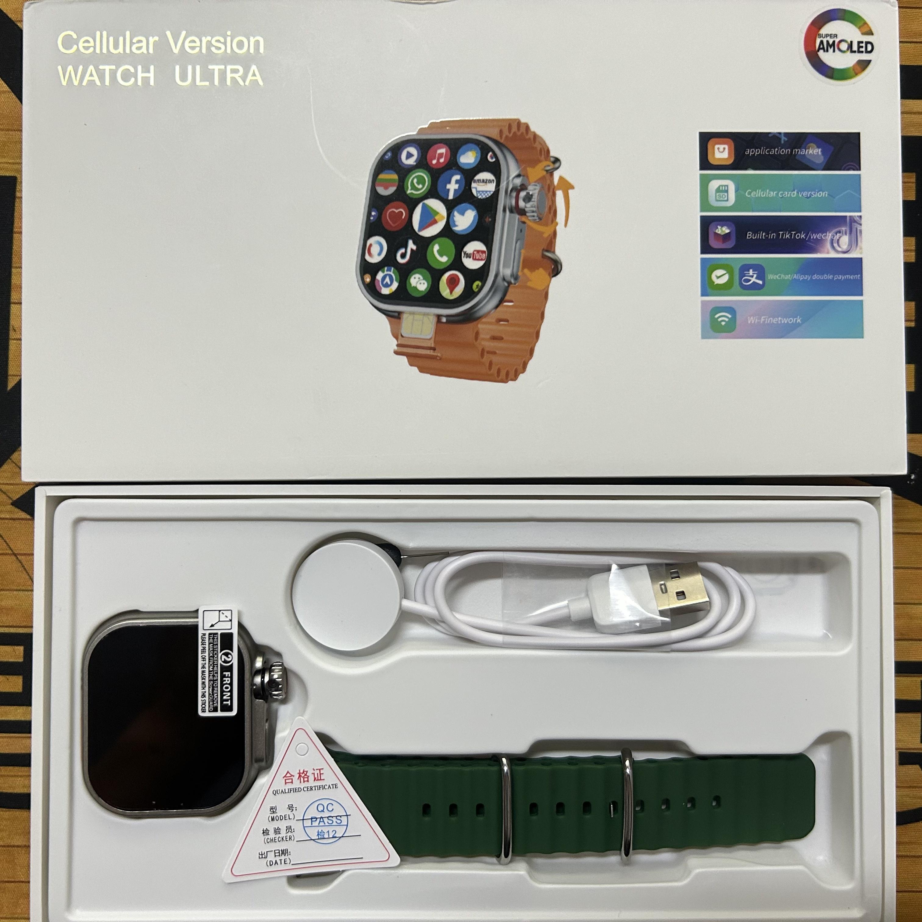 

CD12 S10 Ultra 3 Смарт-годинник 4G 5G 2,26-дюймовий Amoled Android 12.0 Смарт-годинник з поворотним дисплеєм, компасом, GPS, WIFI, акумулятором 2080 мАг 16GB 256GB срібні зелений колір