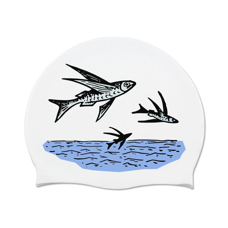 Unisex Customised High Stretch Silicone Race Swim Cap Durable Dry Seam Design with Custom Logo for Adults' Race Training