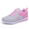 Damen PU-Leder Laufschuhe Elastische Freizeit-Sportschuhe Wasserdichte Outdoor-Trainings-Sneaker Leichte Jogging-Schuhe