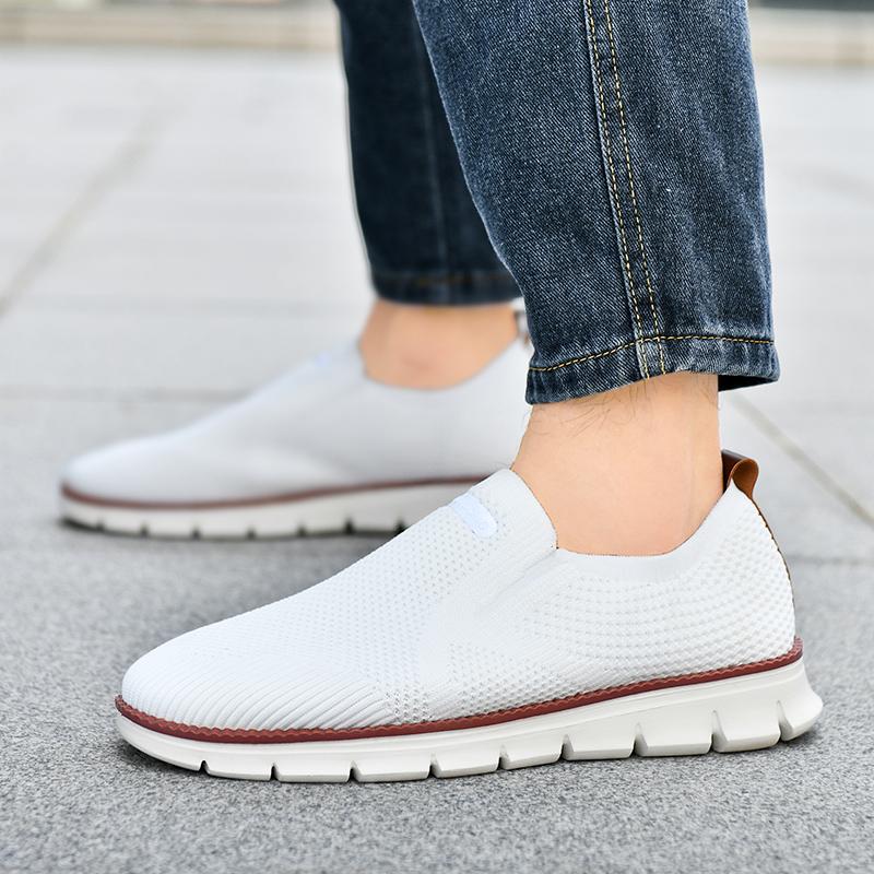 Men's Casual Dress Sneakers Oxfords Business*Mesh Breathable Walking Shoes Comfortable Fashion Flat Sport Tennis Large Size40-48