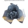Vintage Bridal Hair Clip with Yarn Decor Top Hat Shape Stage Performances Hairpin Vintage Hair Clip for Taking Photo