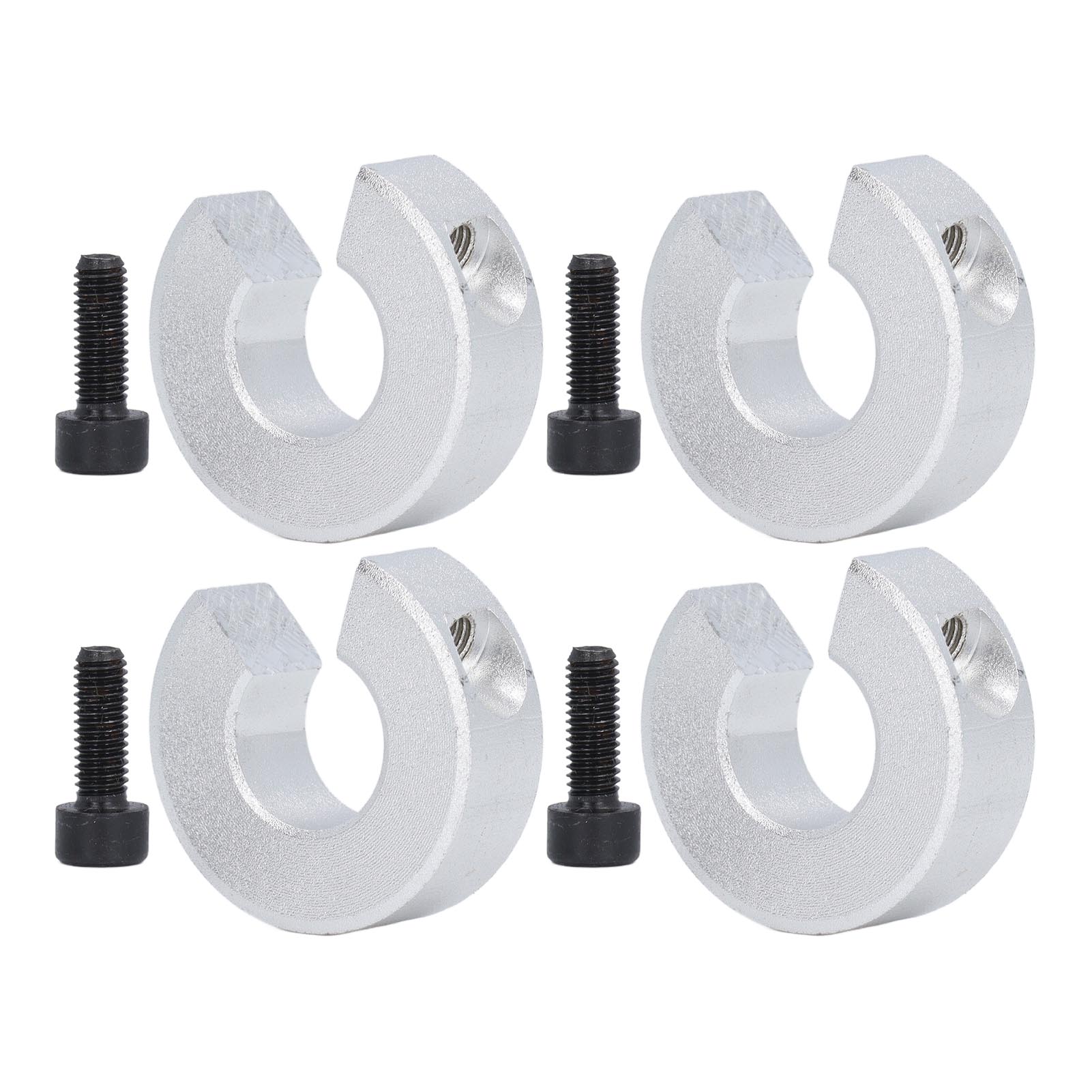 Cmperipheral 4Pcs Linear Rail Stop Collars Aluminum Alloy Clamp On Shaft Limit Fixing Rings Id 16Mm Od 35Mm Thickness 10Mm