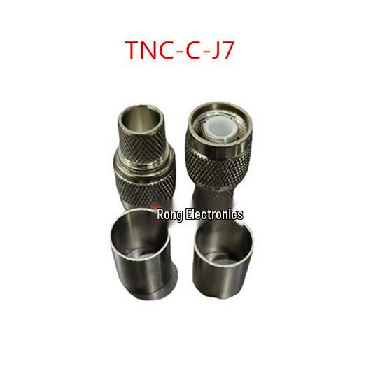 TNC-C-J7 TNC Mâle Broche Intérieure Sertissage Connecteur Coaxial RF pour Câble Alimentateur 50-7 400