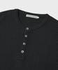 Beulaendideu Hard Twist Ribbed Henley Neck Knit [Graphite]