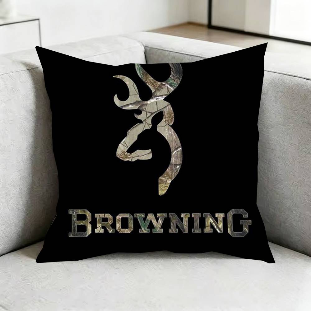 Deer Hunting CamoO Pillow Case Square DoubleSided Sofa Cushion Cover Bedroom Bedside Pillow Gift