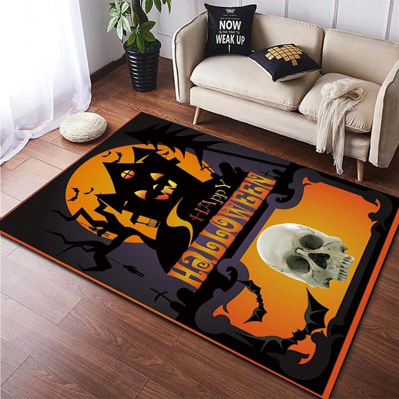 

Подарунок на Хеллоуїн, Новий Рік, Килимок для друку HD, Декоративний килим для дивана для вітальні, Килимок проти ковзання, Пряма доставка Alfombras 40x60cm(15x23 in)