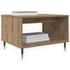 Artisan Oak Coffee Table 60 X 50 X 40 Cm Wood Based Material