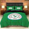 Caykur Rizespor Pattern Bedding uilt Set uilt Cover Pillowcase Home Decoration Birthday Gift (1 * duvet cover + 2 * pillowcase without core)