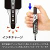 Pentel Whiteboard Marker Knocks, Round Core, Medium, EMWLM-A, Black, 10 Pcs